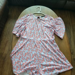 Boohoo floral romper